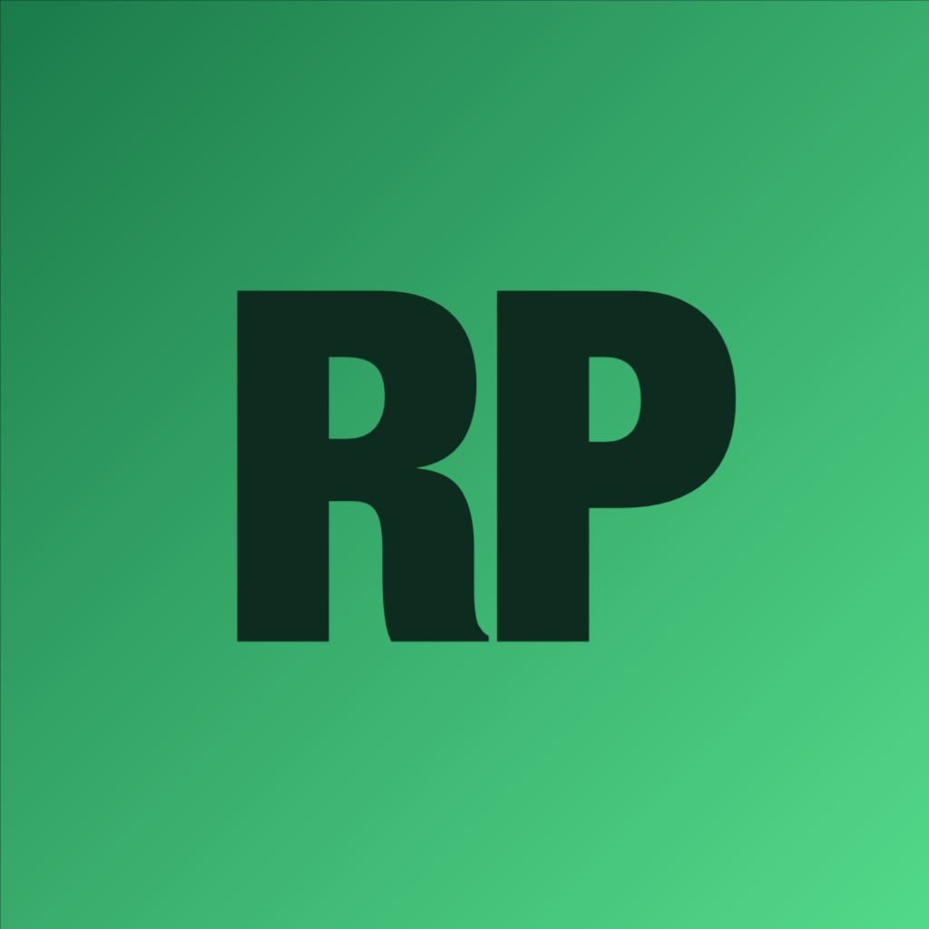 RidePack app icon, dark variant